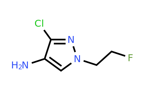 CAS 2636135-17-4 | 3-chloro-1-(2-fluoroethyl)pyrazol-4-amine