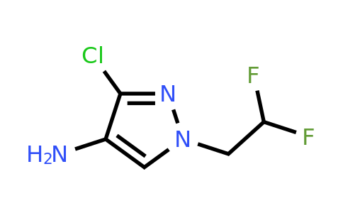 CAS 2636135-19-6 | 3-chloro-1-(2,2-difluoroethyl)pyrazol-4-amine