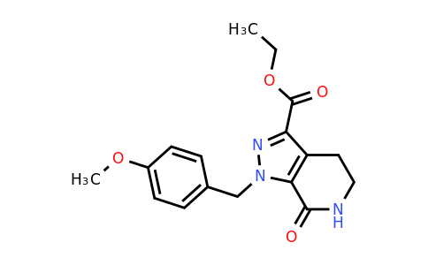 CAS 2636725-07-8 | ethyl 1-[(4-methoxyphenyl)methyl]-7-oxo-5,6-dihydro-4H-pyrazolo[3,4-c]pyridine-3-carboxylate