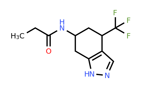 CAS 2637211-77-7 | N-[4-(trifluoromethyl)-4,5,6,7-tetrahydro-1H-indazol-6-yl]propanamide