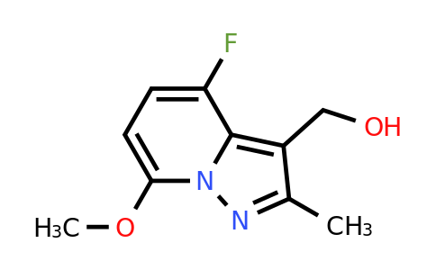 CAS 2637443-16-2 | (4-fluoro-7-methoxy-2-methyl-pyrazolo[1,5-a]pyridin-3-yl)methanol