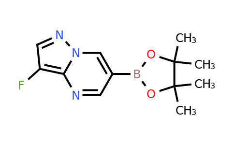 CAS 2638501-62-7 | 3-fluoro-6-(4,4,5,5-tetramethyl-1,3,2-dioxaborolan-2-yl)pyrazolo[1,5-a]pyrimidine