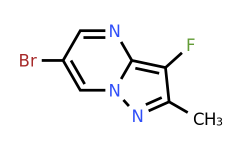 CAS 2638501-65-0 | 6-bromo-3-fluoro-2-methyl-pyrazolo[1,5-a]pyrimidine