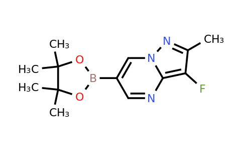 CAS 2638501-66-1 | 3-fluoro-2-methyl-6-(4,4,5,5-tetramethyl-1,3,2-dioxaborolan-2-yl)pyrazolo[1,5-a]pyrimidine