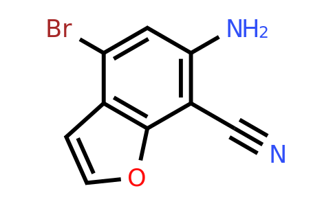 CAS 2638502-56-2 | 6-amino-4-bromo-benzofuran-7-carbonitrile