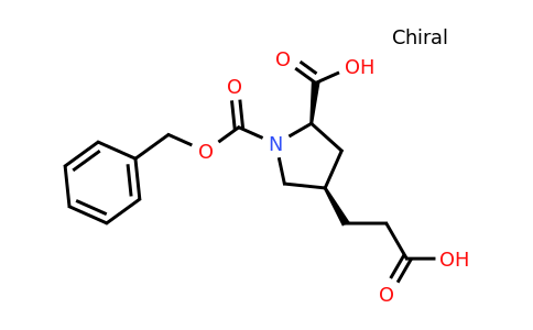CAS 2639392-36-0 | (2R,4R)-1-benzyloxycarbonyl-4-(2-carboxyethyl)pyrrolidine-2-carboxylic acid