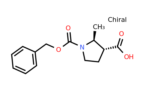 CAS 2639392-42-8 | (2S,3R)-1-benzyloxycarbonyl-2-methyl-pyrrolidine-3-carboxylic acid