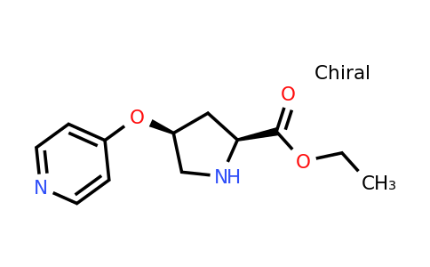 CAS 2639392-80-4 | ethyl (2S,4S)-4-(4-pyridyloxy)pyrrolidine-2-carboxylate
