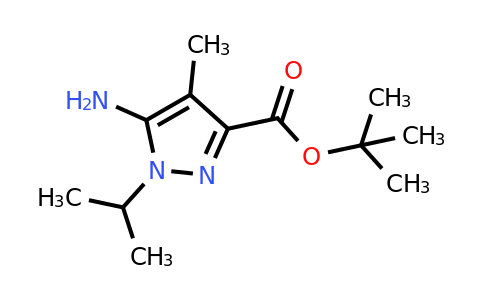 CAS 2639416-75-2 | tert-butyl 5-amino-1-isopropyl-4-methyl-pyrazole-3-carboxylate