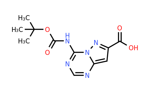 CAS 2639421-97-7 | 4-(tert-butoxycarbonylamino)pyrazolo[1,5-a][1,3,5]triazine-7-carboxylic acid