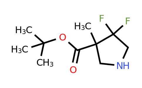 CAS 2639426-77-8 | tert-butyl 4,4-difluoro-3-methyl-pyrrolidine-3-carboxylate