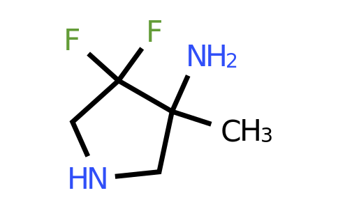 CAS 2639440-49-4 | 4,4-difluoro-3-methyl-pyrrolidin-3-amine