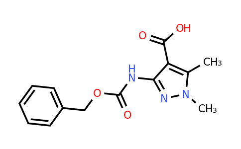 CAS 2639444-27-0 | 3-(benzyloxycarbonylamino)-1,5-dimethyl-pyrazole-4-carboxylic acid