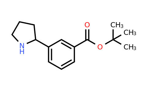 CAS 2639447-06-4 | tert-butyl 3-pyrrolidin-2-ylbenzoate