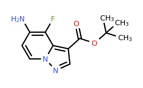 CAS 2639453-77-1 | tert-butyl 5-amino-4-fluoro-pyrazolo[1,5-a]pyridine-3-carboxylate