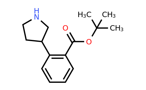 CAS 2639458-54-9 | tert-butyl 2-pyrrolidin-3-ylbenzoate