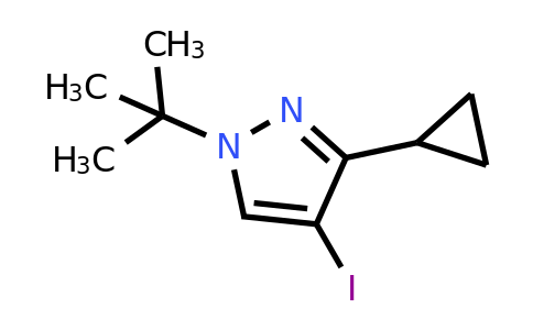 CAS 2639462-54-5 | 1-tert-butyl-3-cyclopropyl-4-iodo-pyrazole