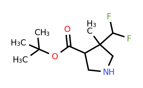 CAS 2639463-48-0 | tert-butyl 4-(difluoromethyl)-4-methyl-pyrrolidine-3-carboxylate