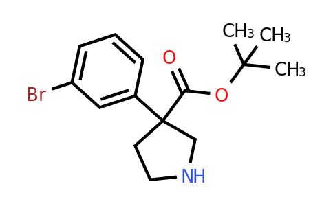 CAS 2639464-39-2 | tert-butyl 3-(3-bromophenyl)pyrrolidine-3-carboxylate