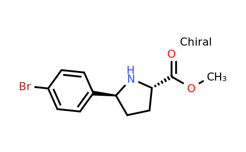 CAS 2639623-51-9 | methyl (2S,5S)-5-(4-bromophenyl)pyrrolidine-2-carboxylate