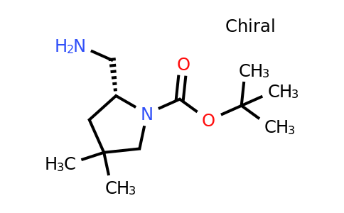 CAS 2639624-59-0 | tert-butyl (2R)-2-(aminomethyl)-4,4-dimethyl-pyrrolidine-1-carboxylate
