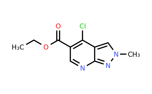CAS 2639625-74-2 | ethyl 4-chloro-2-methyl-pyrazolo[3,4-b]pyridine-5-carboxylate