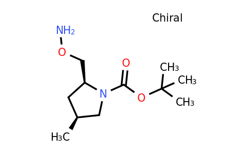CAS 2639981-14-7 | tert-butyl (2S,4S)-2-(aminooxymethyl)-4-methyl-pyrrolidine-1-carboxylate