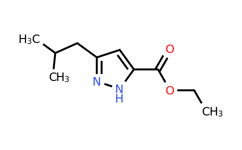 CAS 2639995-95-0 | ethyl 3-isobutyl-1H-pyrazole-5-carboxylate