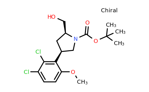 CAS 2640035-17-0 | tert-butyl (2S,4R)-4-(2,3-dichloro-6-methoxy-phenyl)-2-(hydroxymethyl)pyrrolidine-1-carboxylate