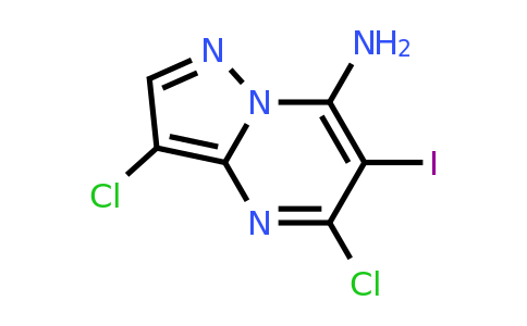 CAS 2640353-15-5 | 3,5-dichloro-6-iodo-pyrazolo[1,5-a]pyrimidin-7-amine