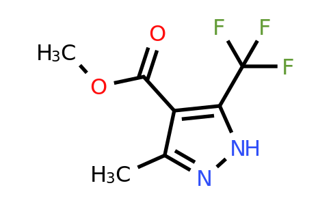 CAS 2641339-56-0 | methyl 3-methyl-5-(trifluoromethyl)-1H-pyrazole-4-carboxylate