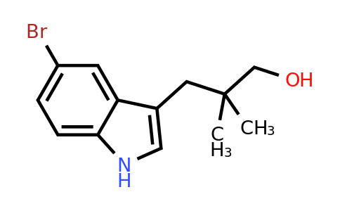 CAS 2641451-60-5 | 3-(5-bromo-1H-indol-3-yl)-2,2-dimethyl-propan-1-ol