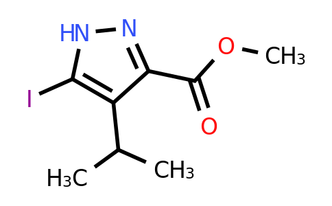 CAS 2641465-81-6 | methyl 5-iodo-4-isopropyl-1H-pyrazole-3-carboxylate