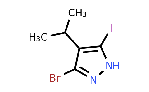 CAS 2641466-26-2 | 3-bromo-5-iodo-4-isopropyl-1H-pyrazole
