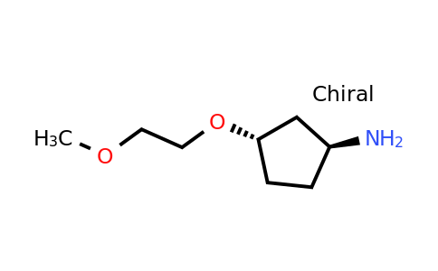 CAS 2641484-79-7 | trans-3-(2-methoxyethoxy)cyclopentanamine