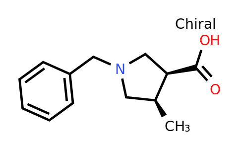 CAS 2641821-81-8 | (3S,4R)-1-benzyl-4-methyl-pyrrolidine-3-carboxylic acid