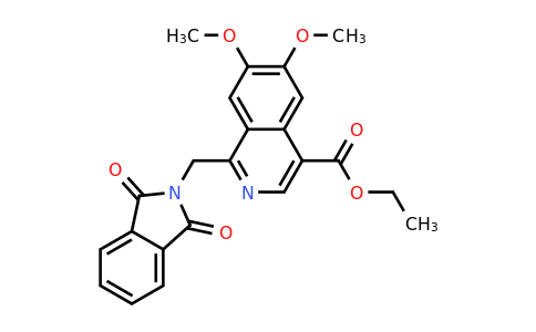 CAS 264188-67-2 | Ethyl 1-((1,3-dioxoisoindolin-2-yl)methyl)-6,7-dimethoxyisoquinoline-4-carboxylate