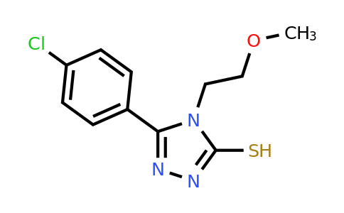 CAS 26438-54-0 | 5-(4-chlorophenyl)-4-(2-methoxyethyl)-4H-1,2,4-triazole-3-thiol