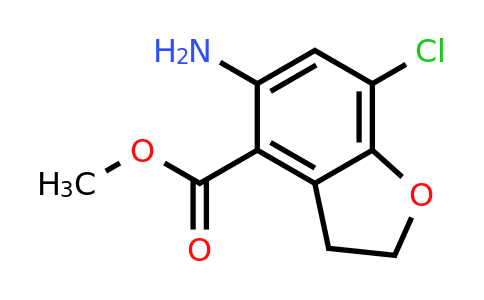 CAS 2644018-31-3 | methyl 5-amino-7-chloro-2,3-dihydrobenzofuran-4-carboxylate