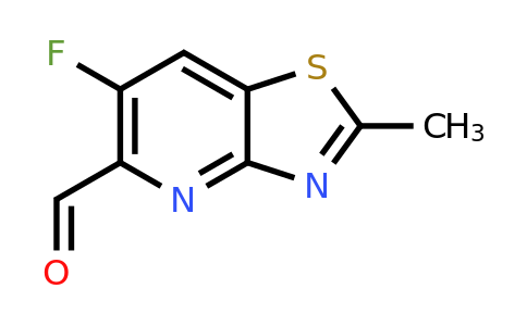 CAS 2644764-32-7 | 6-fluoro-2-methyl-thiazolo[4,5-b]pyridine-5-carbaldehyde