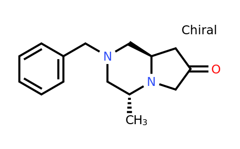 CAS 2648127-19-7 | (4R,8aR)-2-benzyl-4-methyl-1,3,4,6,8,8a-hexahydropyrrolo[1,2-a]pyrazin-7-one