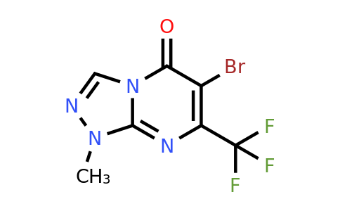 CAS 2648792-55-4 | 6-bromo-1-methyl-7-(trifluoromethyl)-[1,2,4]triazolo[4,3-a]pyrimidin-5-one
