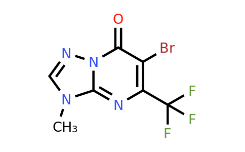 CAS 2648792-72-5 | 6-bromo-3-methyl-5-(trifluoromethyl)-[1,2,4]triazolo[1,5-a]pyrimidin-7-one