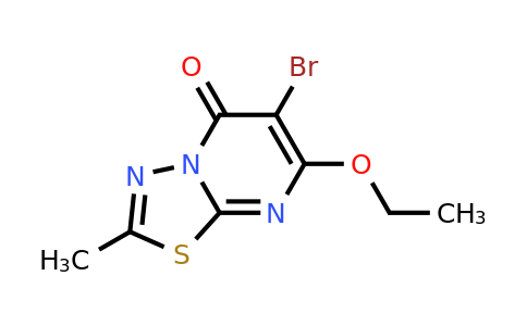 CAS 2648792-86-1 | 6-bromo-7-ethoxy-2-methyl-[1,3,4]thiadiazolo[3,2-a]pyrimidin-5-one
