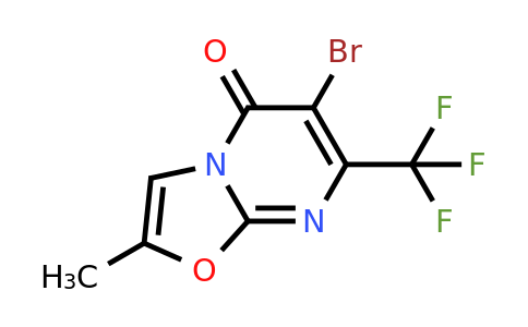 CAS 2648792-93-0 | 6-bromo-2-methyl-7-(trifluoromethyl)oxazolo[3,2-a]pyrimidin-5-one