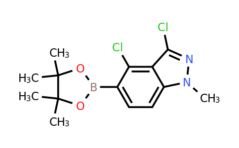 CAS 2648847-51-0 | 3,4-dichloro-1-methyl-5-(4,4,5,5-tetramethyl-1,3,2-dioxaborolan-2-yl)indazole