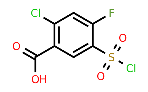 CAS 264927-50-6 | 2-chloro-5-(chlorosulfonyl)-4-fluorobenzoic acid