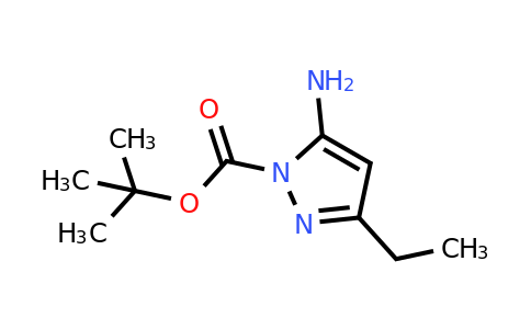 CAS 2649318-82-9 | tert-butyl 5-amino-3-ethyl-pyrazole-1-carboxylate