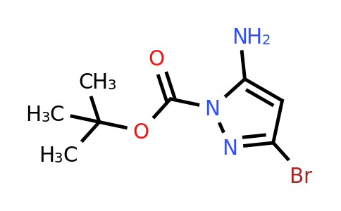 CAS 2649318-86-3 | tert-butyl 5-amino-3-bromo-pyrazole-1-carboxylate