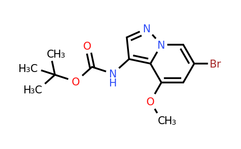 CAS 2649418-67-5 | tert-butyl N-(6-bromo-4-methoxy-pyrazolo[1,5-a]pyridin-3-yl)carbamate